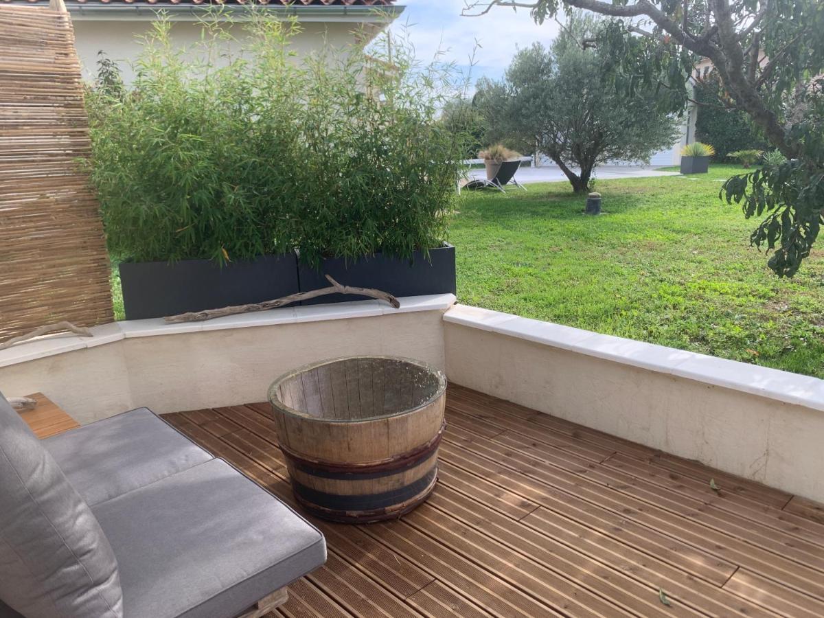Gite Bambou Avec Piscine Saint-Andeol-le-Chateau Kültér fotó